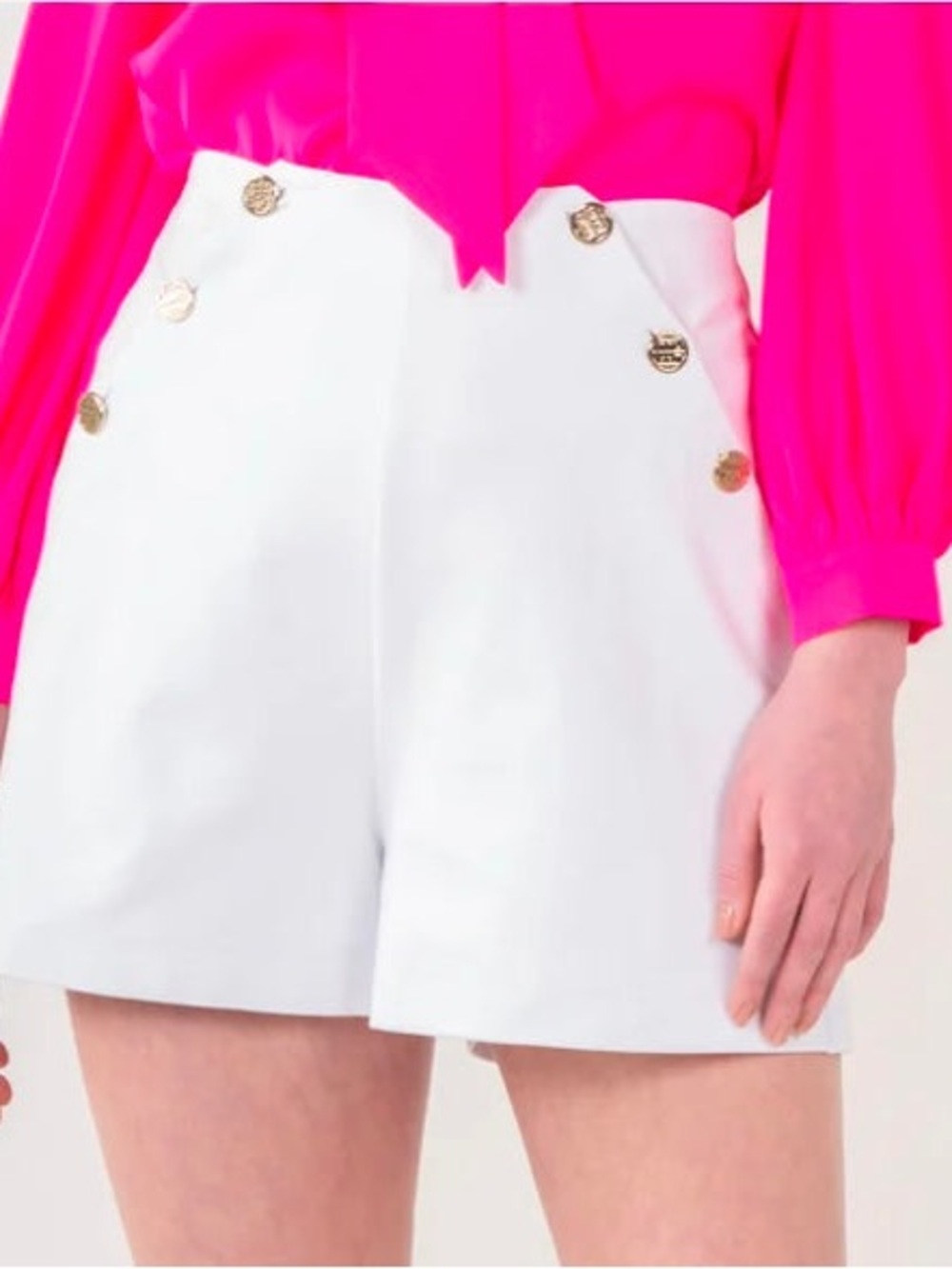 Emily McCarthy White Shorts